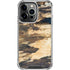 Blue Resin Wood iPhone 14 Pro Clear Case